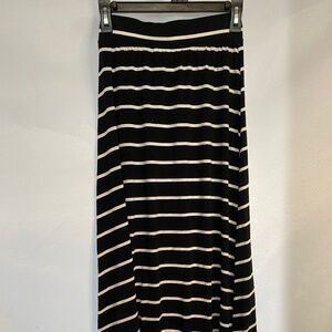 Cherokee Black & White A-line Skirt Size Lg 10-12